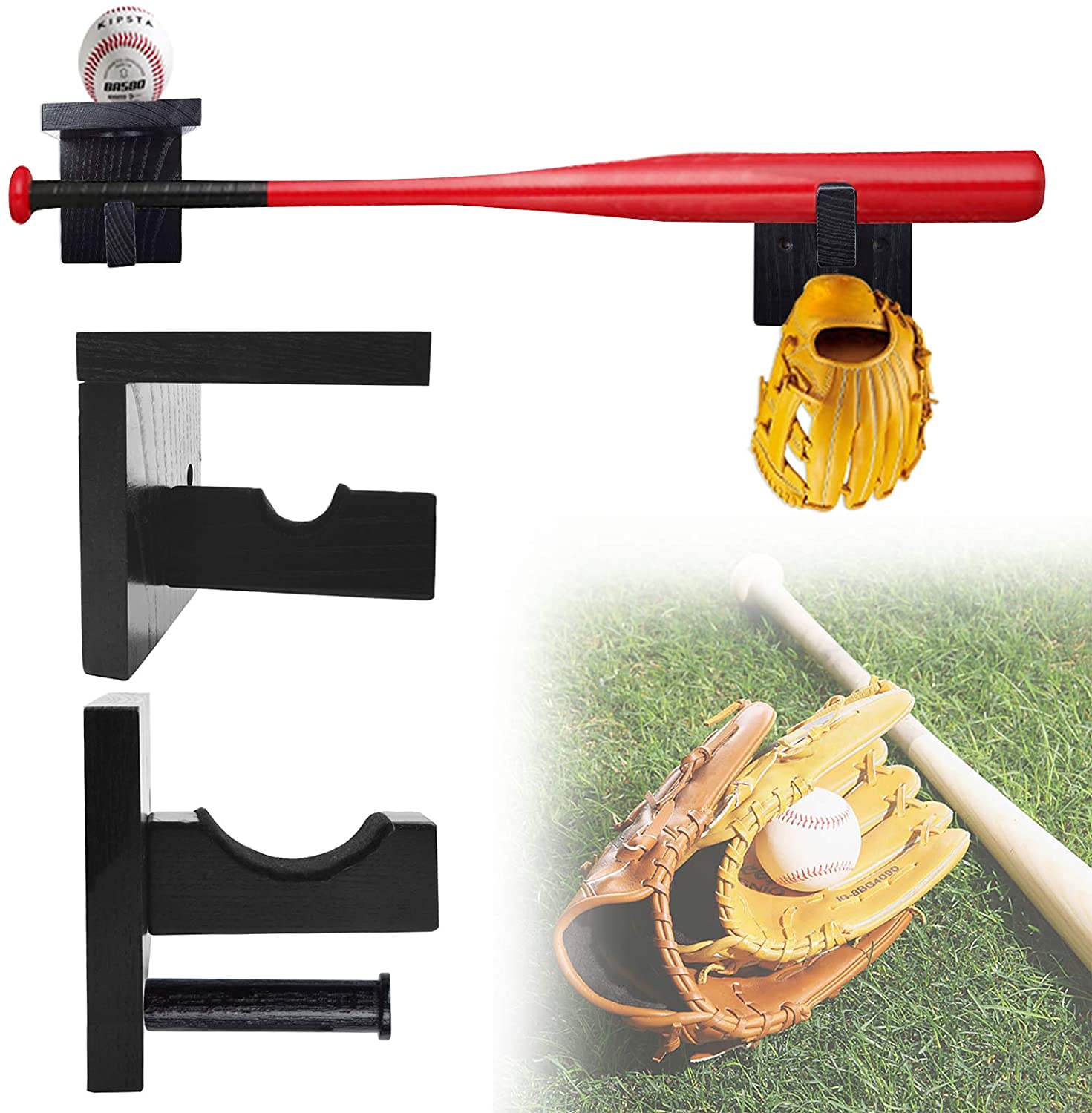 Buy Broadsheet Baseball Bat Wall , Upgrade Wooden Baseball Bat Display