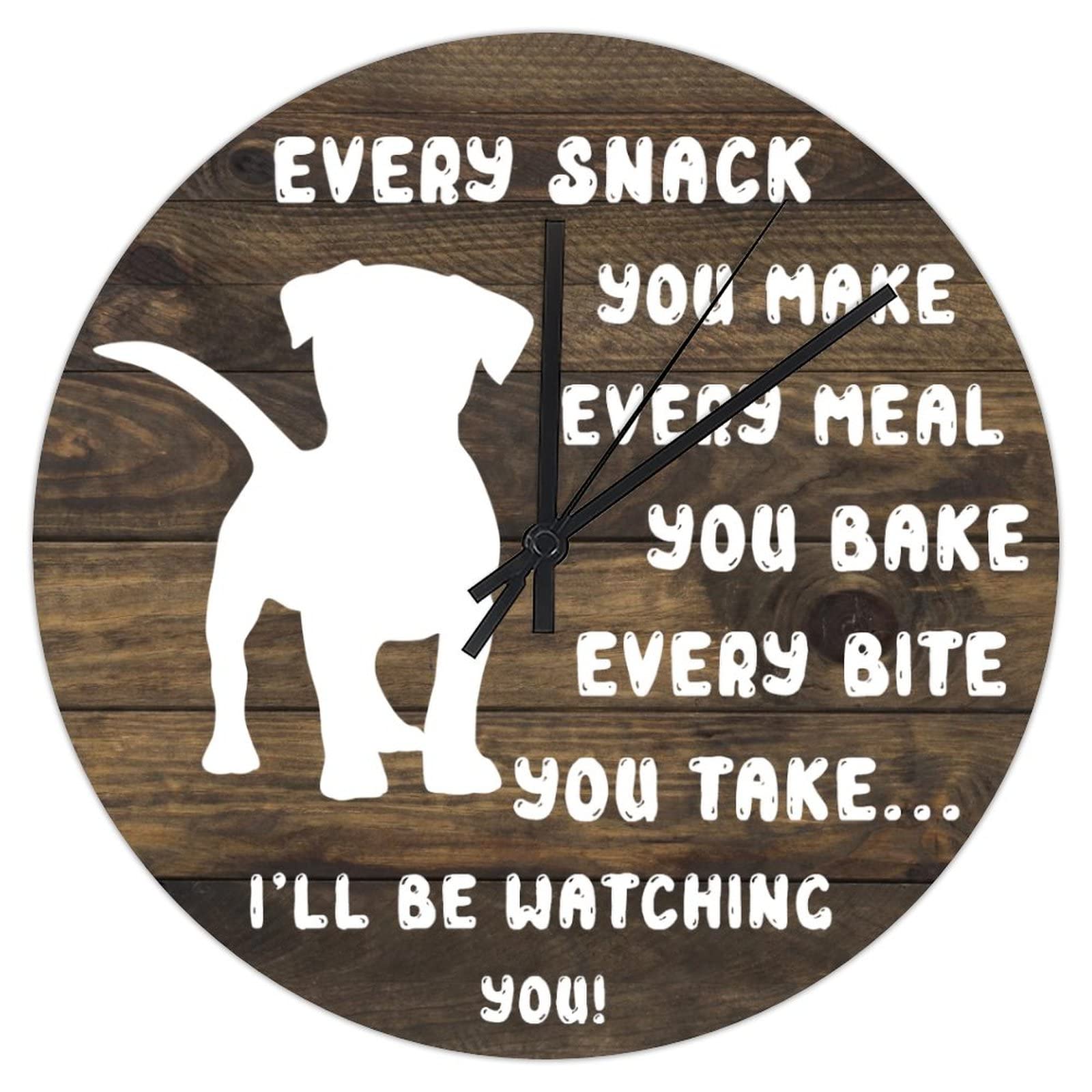 Horloge chien Springer Spaniel 30 cm silencieuse en PVC avec chiffres clairs