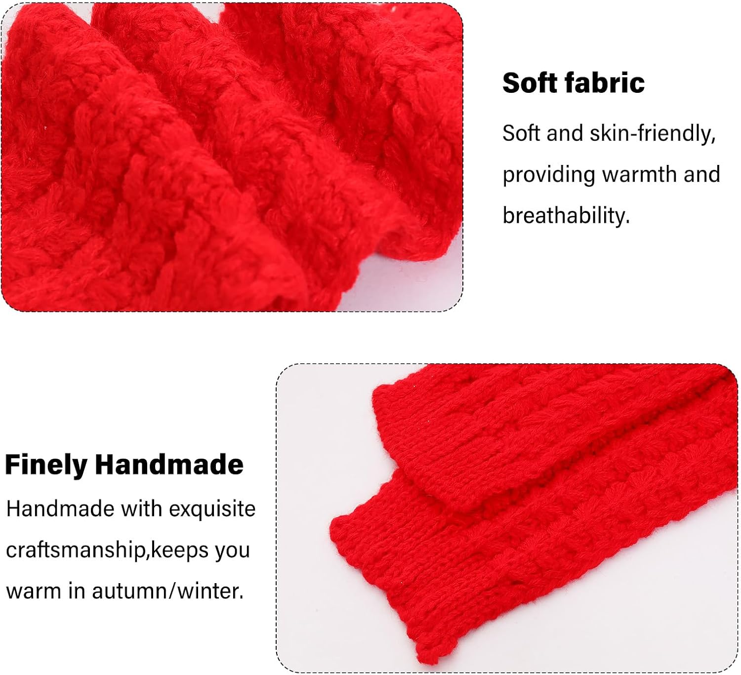 Kids Soft Knitted Scarf Winter Fashion Solid Color Toddler Neck Warmer Scarf Warm Scarves Wrap for Girls Boys - Image 3