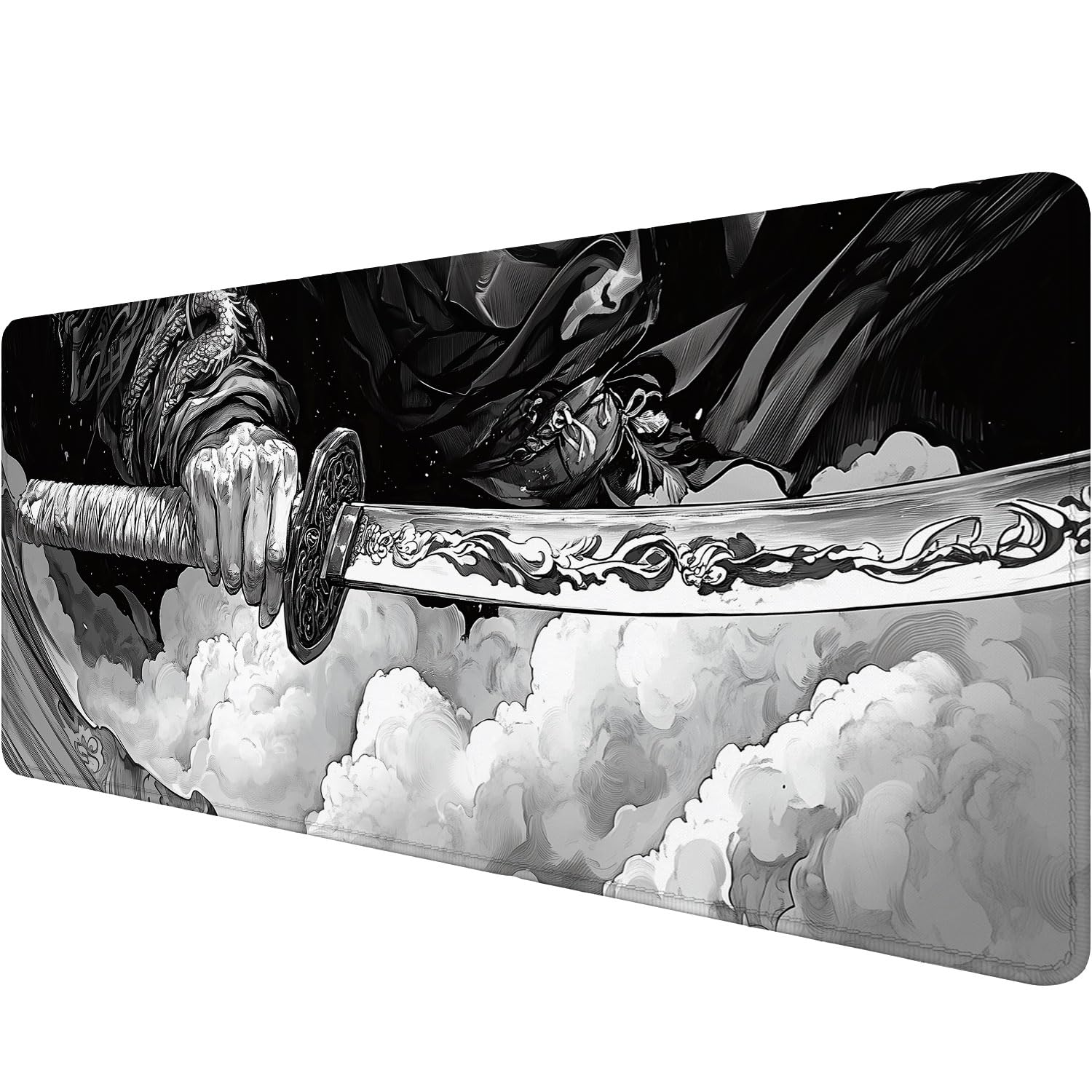 Amazon.com: Katana Gaming Mouse Pad Japanese Samurai Sword Black