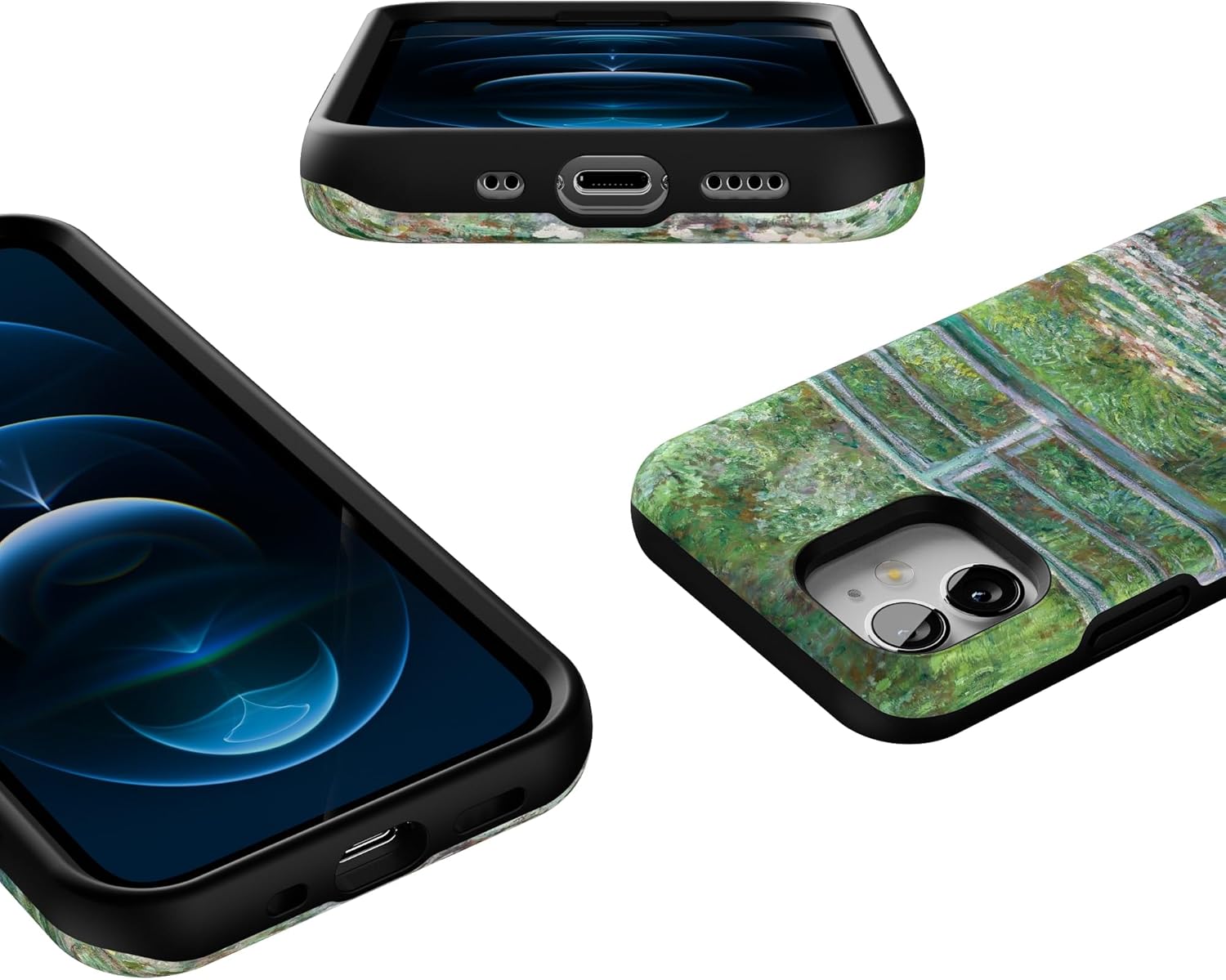 Casely iPhone 12 Mini Case | Monet's Bridge | The Met Museum | Bold Protective Design | Compatible with MagSafe