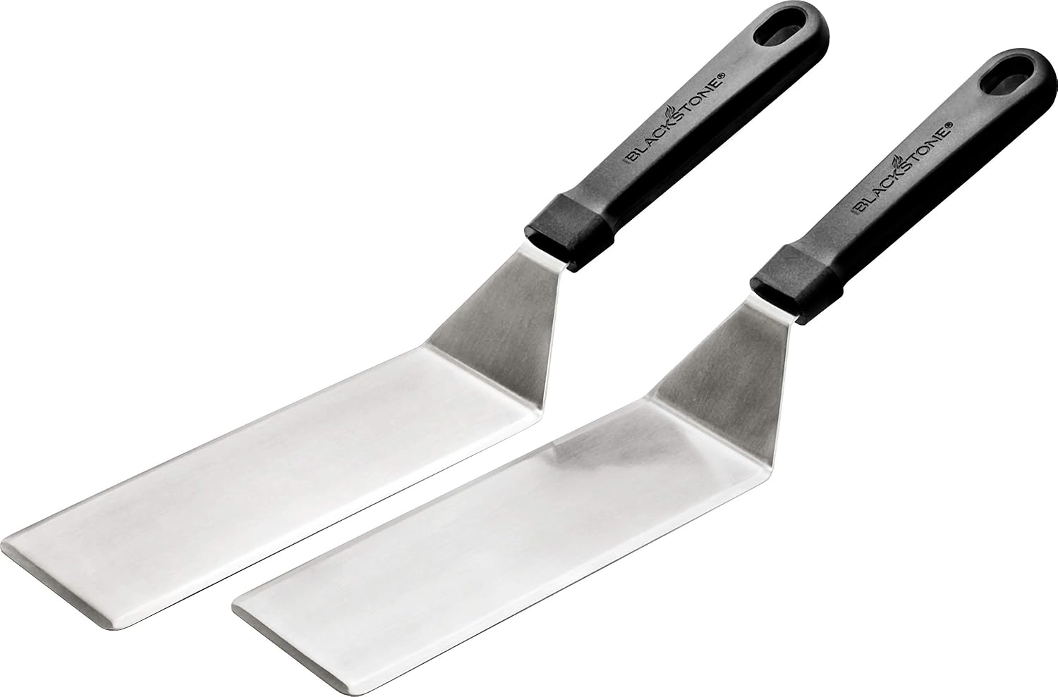 Blackstone Flat Top Griddle Accessories Kit- Heat Resistant 5-Piece Outdoor Indoor BBQ Grilling Utensils for Home Kitchen Backyard Restaurant- 2 Long Spatula, 2 16-oz Condiment Bottle, 5” Scraper