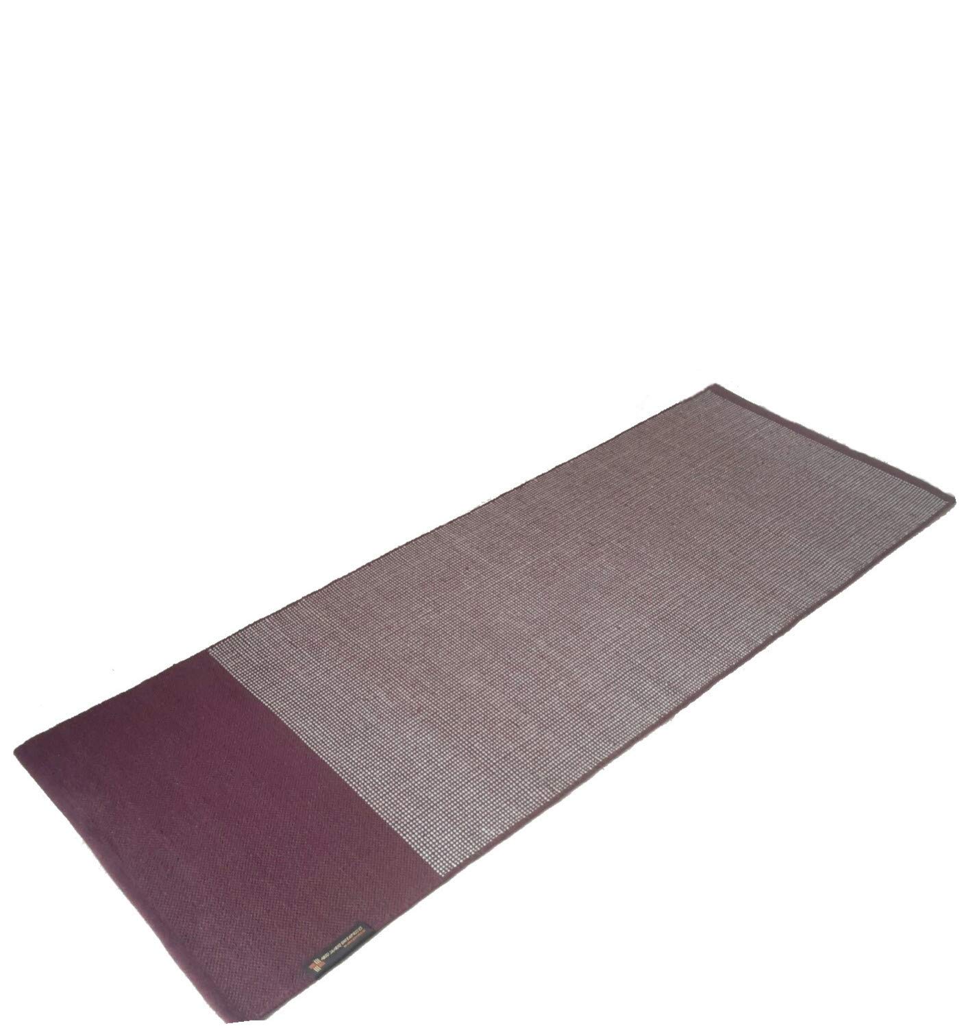 ASE YOGA INDIA 100% COTTON YOGA MAT SUPREME HEAVY QUALITY, SPECIAL SIZE- 70X190 Cm (HANDLOOM PRODUCT - ORGANIC & ECO FRIENDLY) (B07C91N4Z5) Amazon Price History, Amazon Price Tracker