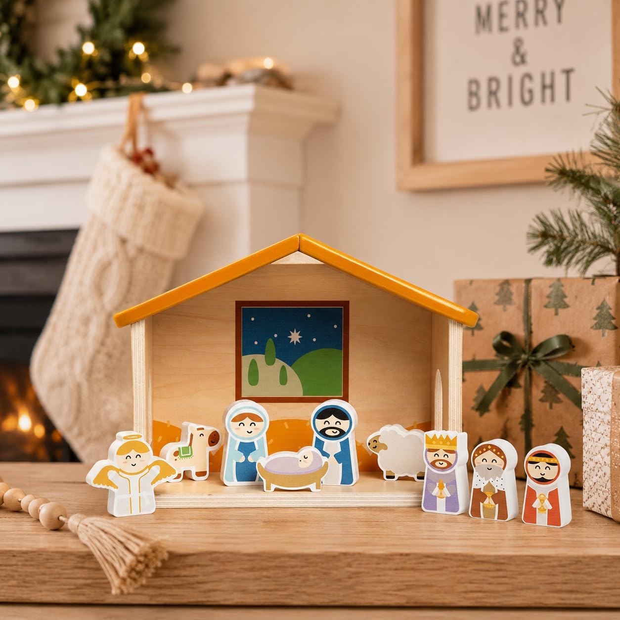Kate & Milo Wooden Nativity Playset