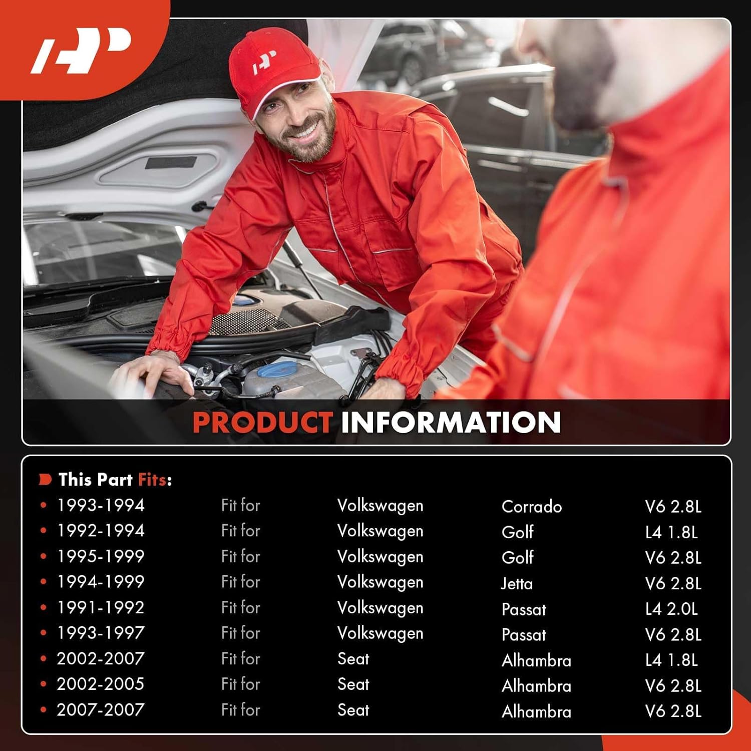 A-Premium A/C Compressor with Clutch Compatible with Volkswagen Passat 1991-1997, Jetta 1994-1999, Golf, Corrado, Seat Alhambra