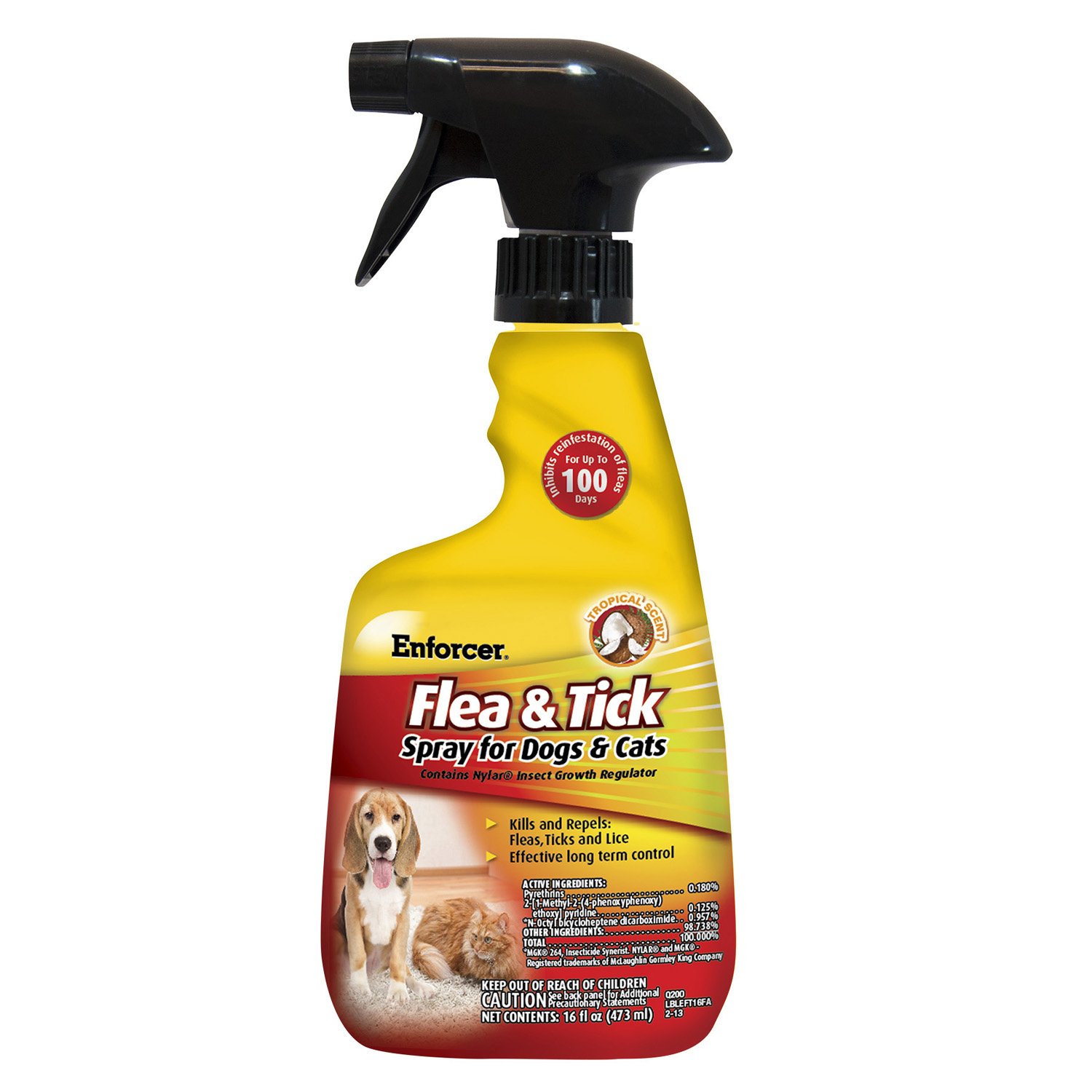 EFT166 Flea & Tick Spray for Dogs & Cats, 16 oz