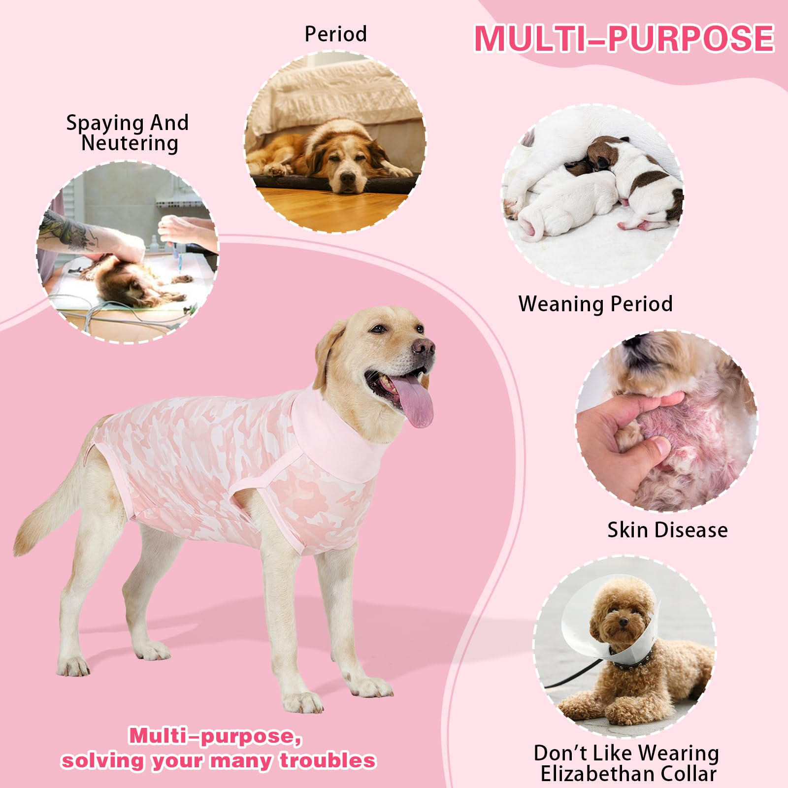 Yoolhamy Dog Surgery Recovery Suit - Image 4