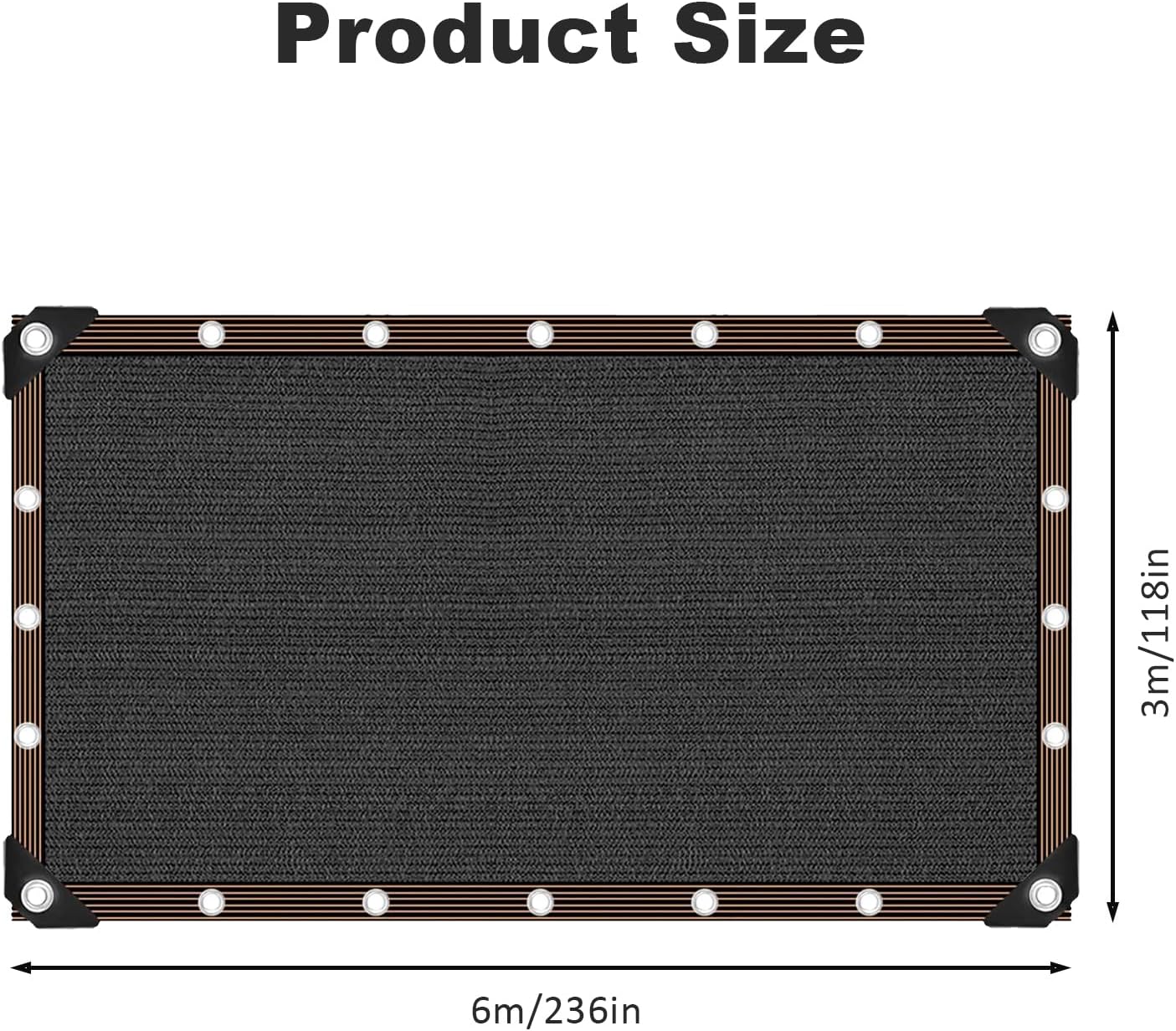 10x20FT Sunshade Shade Cloth-Plant Shade-Outdoor Sun Shade-Patio Shades for Outside-Awning for Outdoor Shade,Plants and Courtyards(3m*6m)