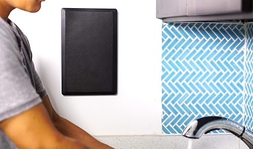 Miniatura 6 de Rockville Par Rock Slim 70B Negro 5.25" 70V Altavoces de pared de restaurante comercial