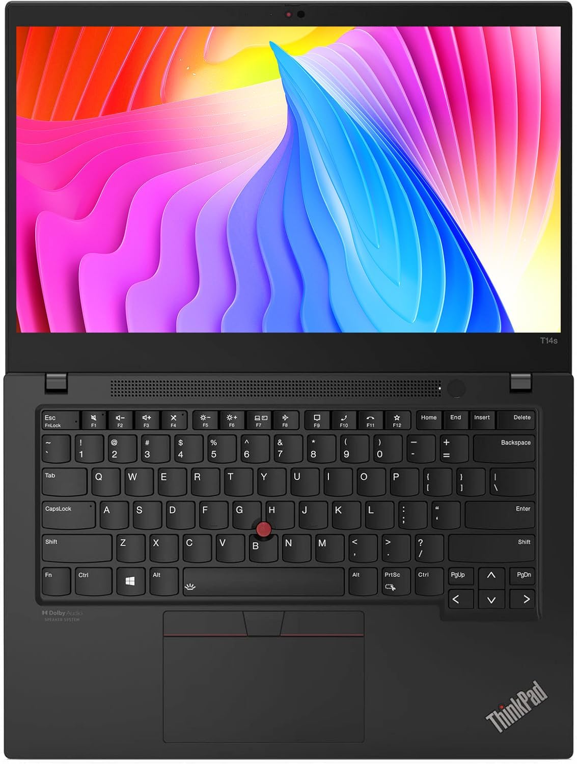 Lenovo ThinkPad T14s Gen 2 Ordinateur Portable Professionnel 14 Pouces FHD Intel Core i7-1185G7 32 Go RAM 512 Go SSD Windows 11 Pro Reconditionné