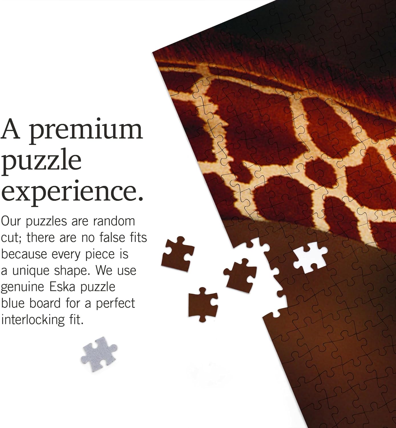 Giraffe and Calf (1000 Piece Puzzle, Challenging Jigsaw Puzzle for Adults, Made in USA)