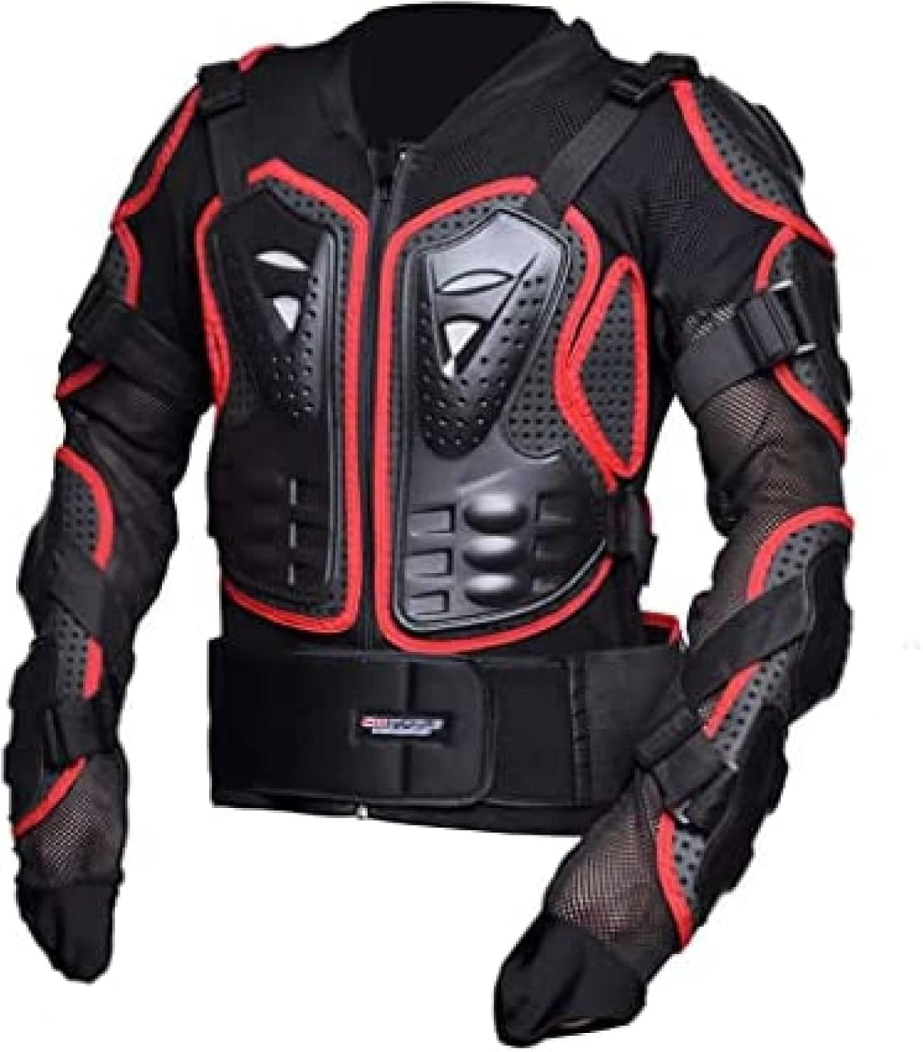 Sporty Na świeżym Powietrzu Wyścigi Motocyklowe Odzież Przeciw Upadkowi Odzież Ochronna Motocykl Pancerz Ochronny Kurtka Ochronna, Motocyklowa Zbroja Bezpieczeństwa Do Oc, Black, M