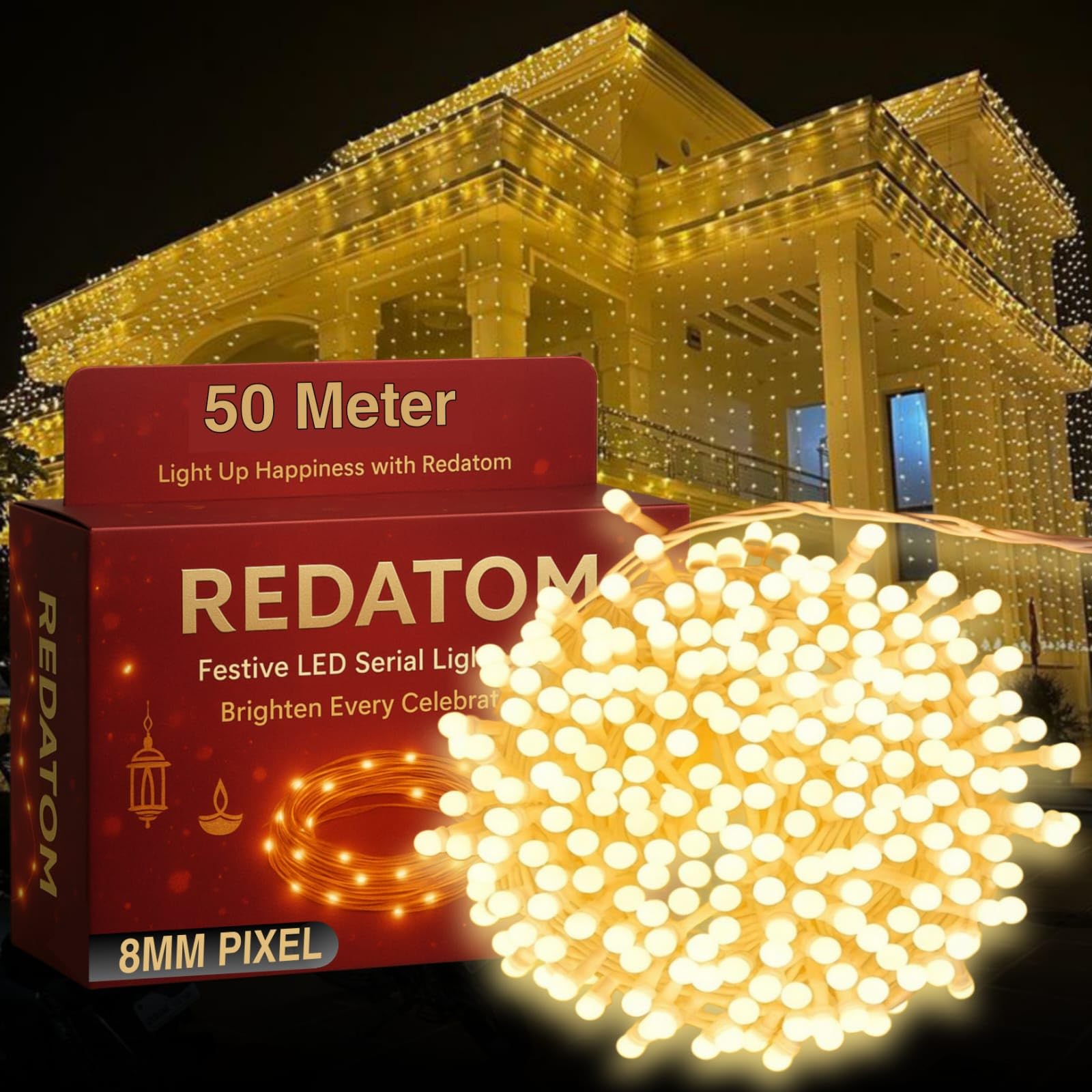 Ultra Long LED Pixel String Lights - 50 Meter -1