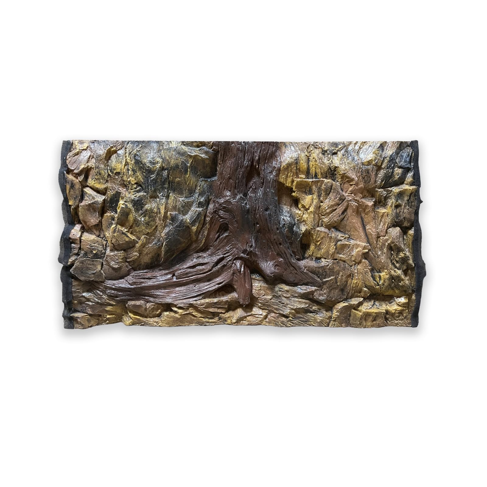 Décor de fond d'aquarium 3D pour créer un paysage de jungle amazonienne chez soi