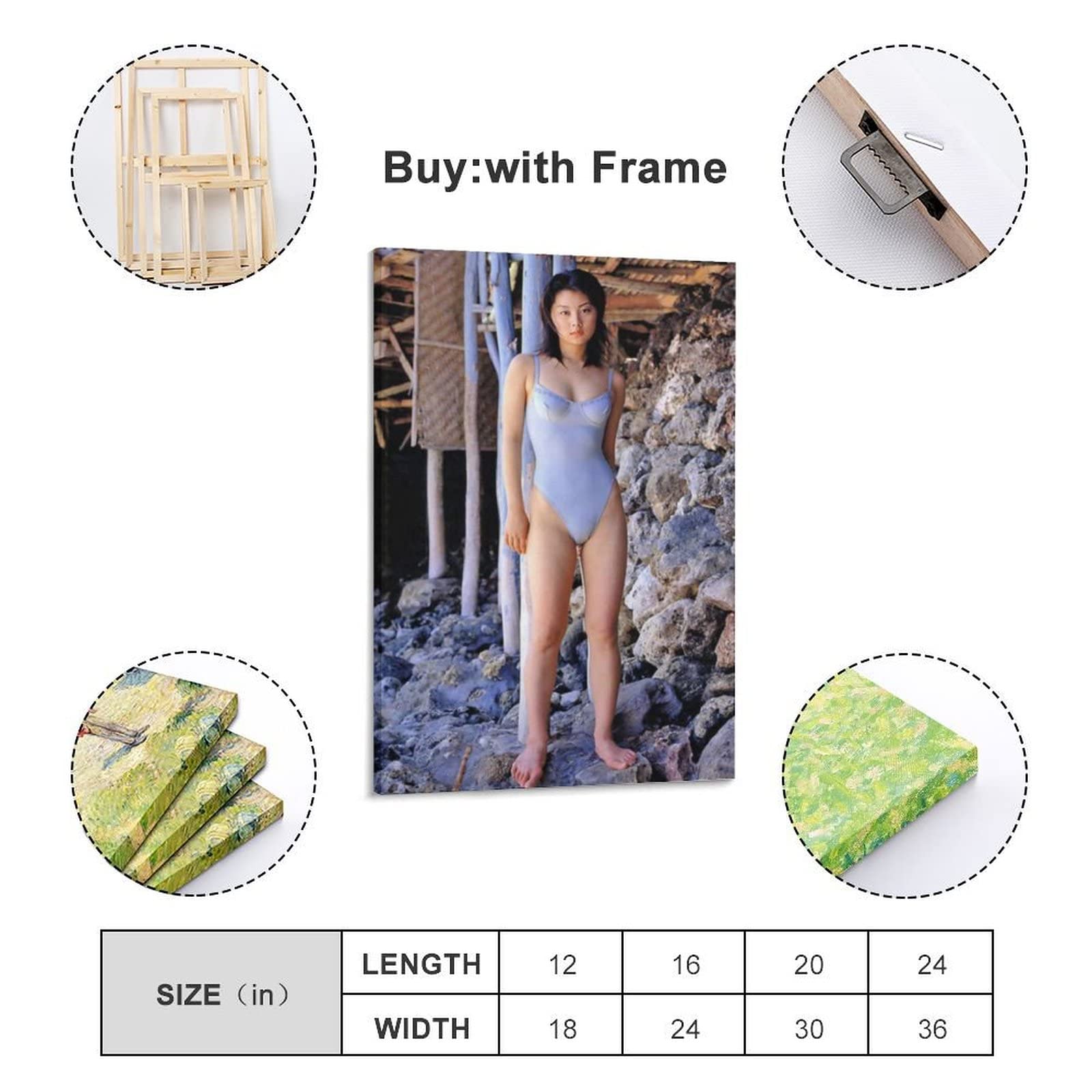 Amazon.co.jp: 小池栄子写真ビキニセクシーポスター オフィス ベッド