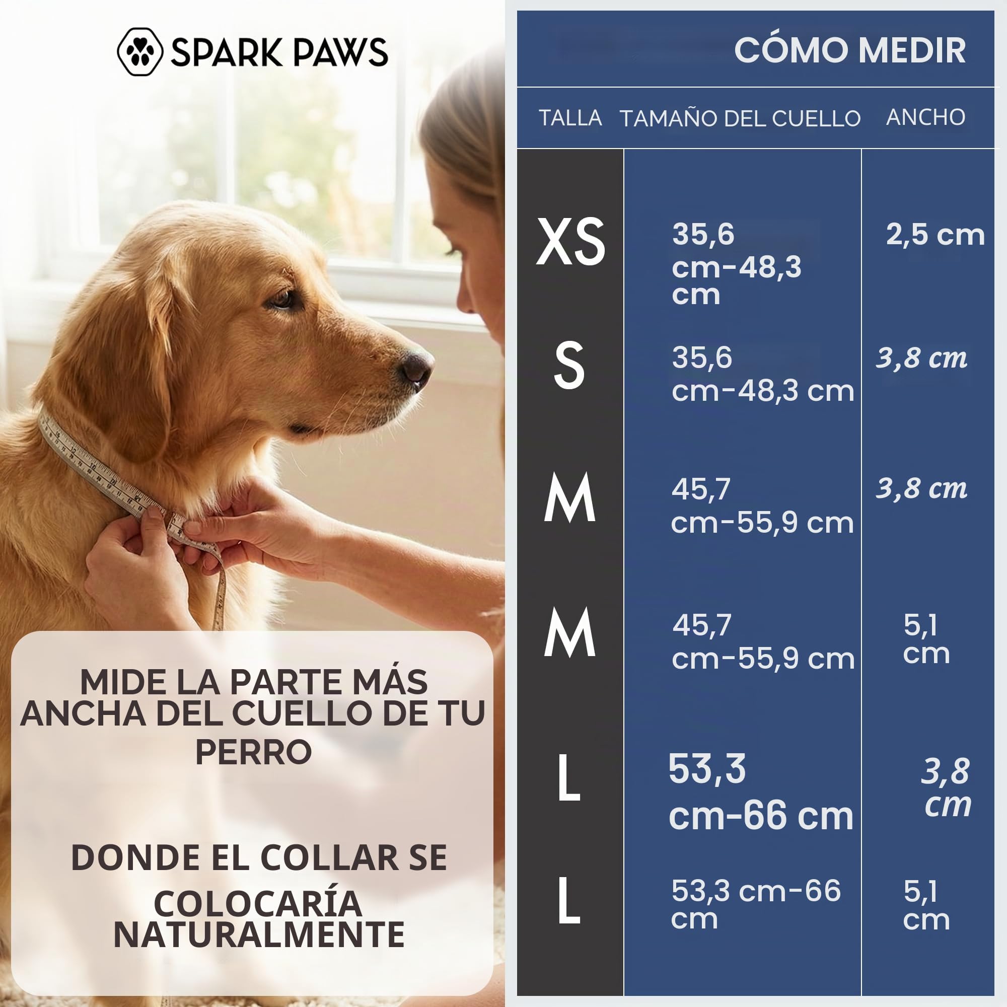 Spark Paws Collar táctico para perro, resistente, calidad premium, grueso y duradero para perros grandes y medianos, retro de los años 90, M