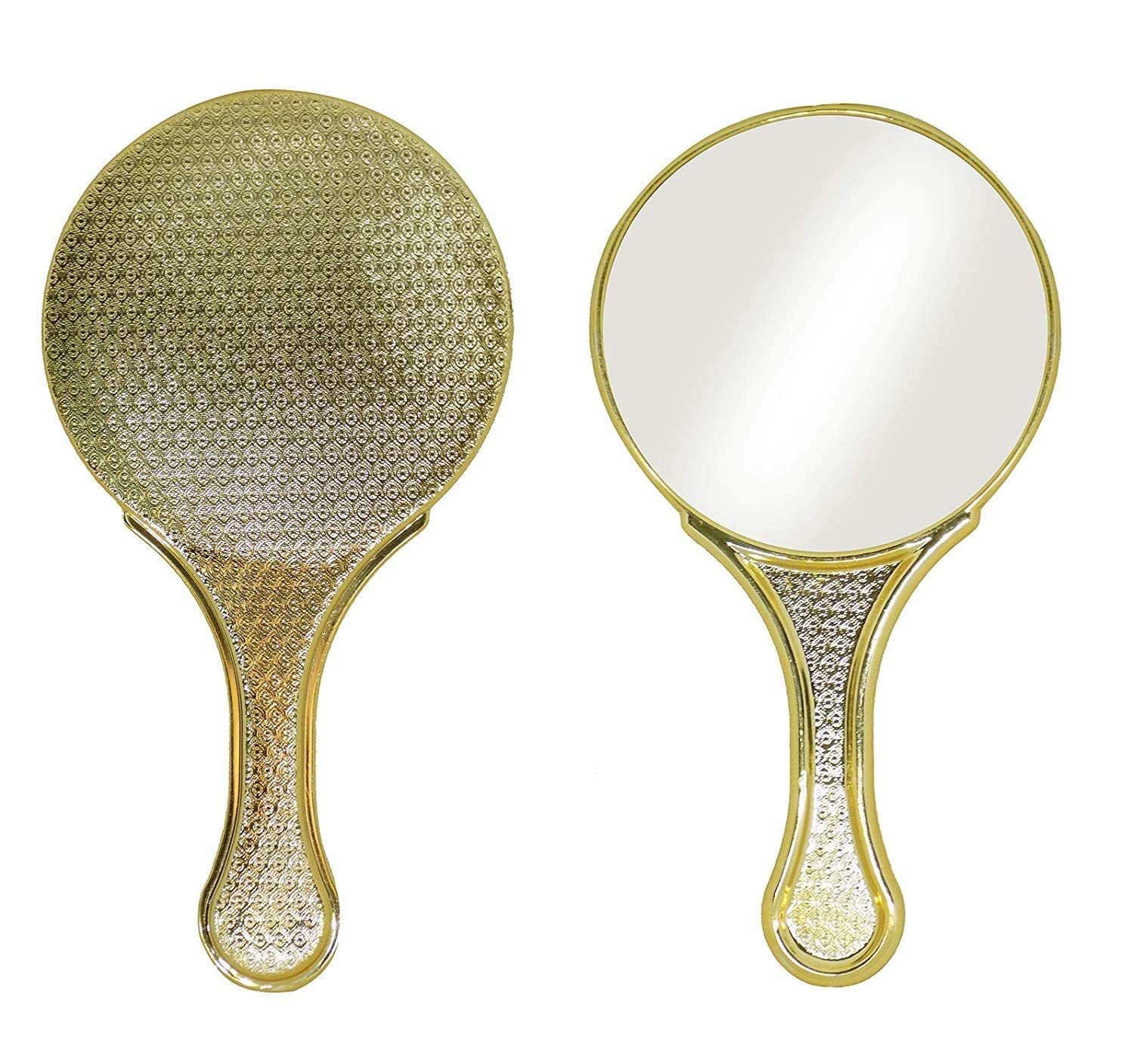 BOXO Round Shape Hand Mirror Portable Makeup Mirror for Women and Girls for Travelling and Home Use Pack of 1-image-49