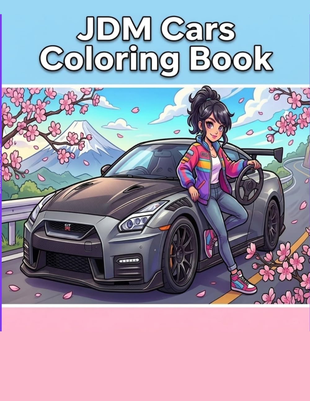 JDM Cars Coloring Book