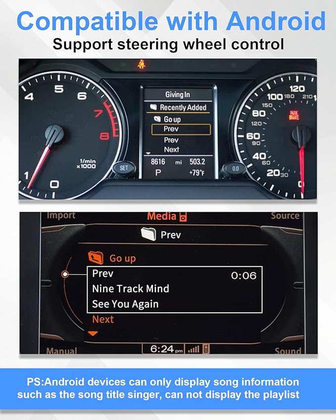 Adaptador Bluetooth AMI para Audi MDI MMI 3G Airdual-3G Compatible con Mercedes Benz VW Audi 2010-2020 miniatura 5