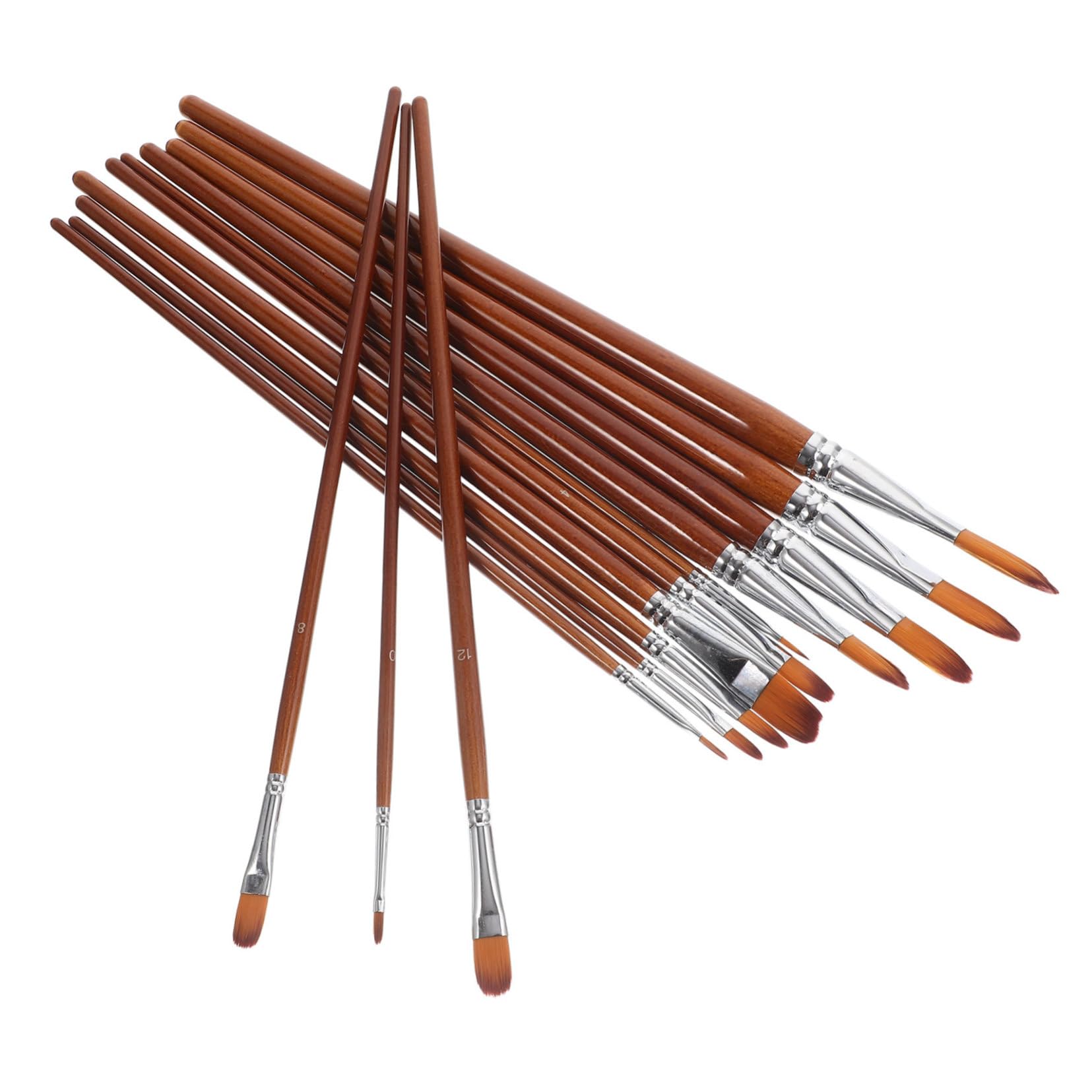 Operitacx 26stücke Teiliges Nylon-pinselset Für Malerei Vielseitige Kunstmalpinsel Für Aquarell Und Ölmalerei Für Schüler Und Künstler