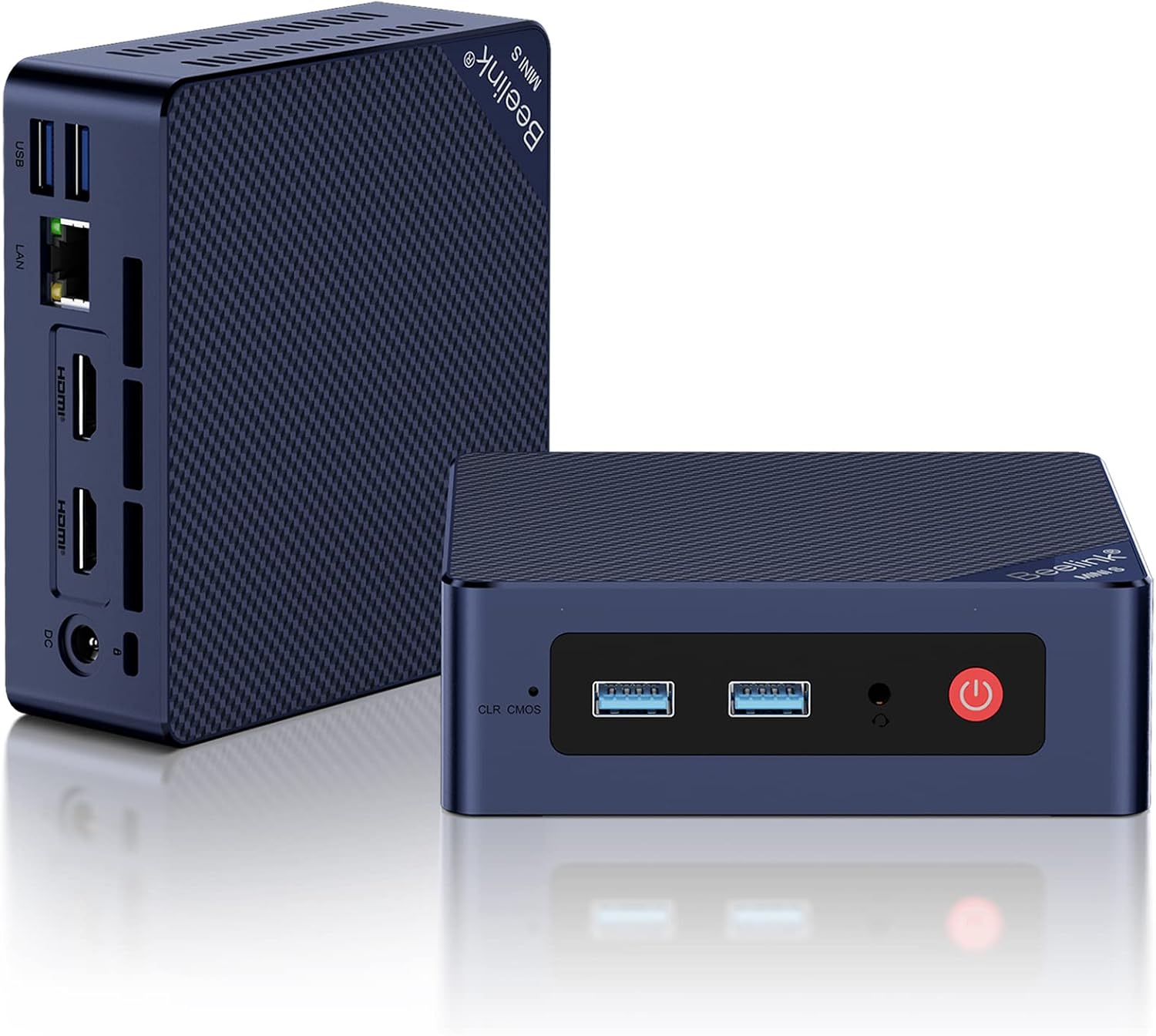 Mini S13 Mini PC,13th Intel Twin Lake-N150 (up to 3.6GHz, Upgraded N100), 16GB DDR4 500GB M.2 SSD, Mini Desktop Computer Support 4K Dual Display/USB 3.2/WiFi 6/BT 5.2 for HTPC/Office/Business