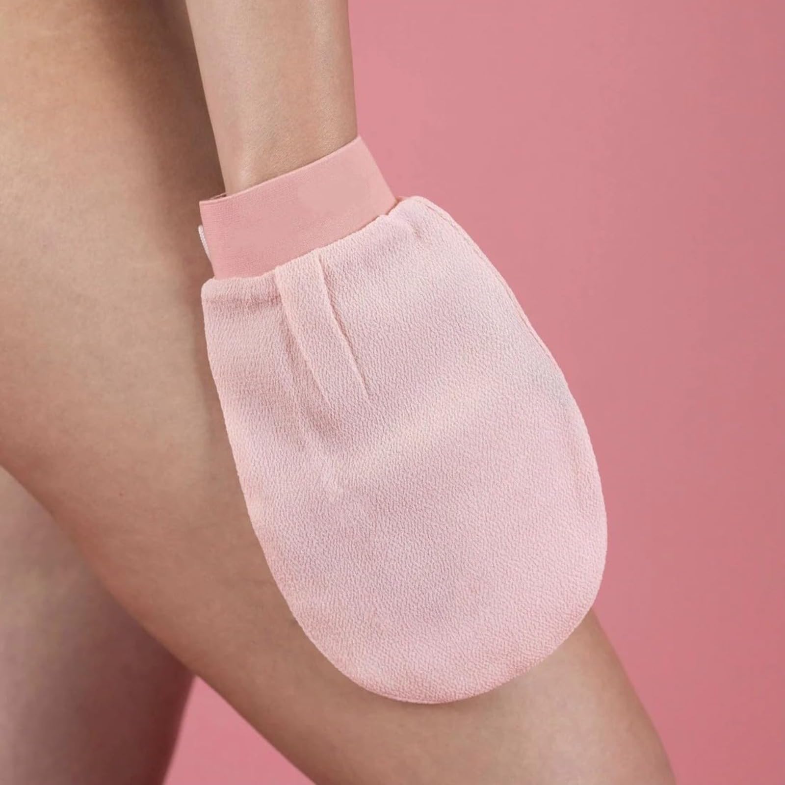 CheekyGlo Exfoliating Glove, Peeling Handschuh Körperpeeling, Peeling, Body Scrub (Weiß*1PCS)