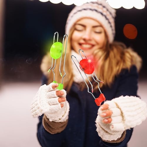 Vista 19 de Sumind 6 piezas de ruedas giratorias magnéticas retro, juguete de Navidad iluminado, rieles giroscópicos, Twirler, clásico, vintage, truco, Yoyo