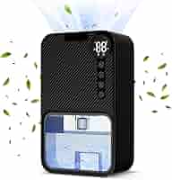 MAKEQUITTO メイキュット Dehumidifier, 95 oz Dehumidifiers for Basement, Quiet Small