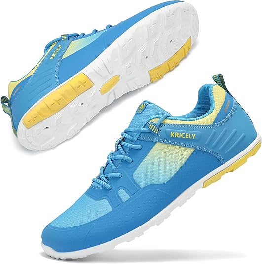 Men's Hike Barefoot Shoes | Wide Toe Box Minimalist Shoes for Gym Workout | Grounded Footwear Cross-Trainer Athletic Sneakers