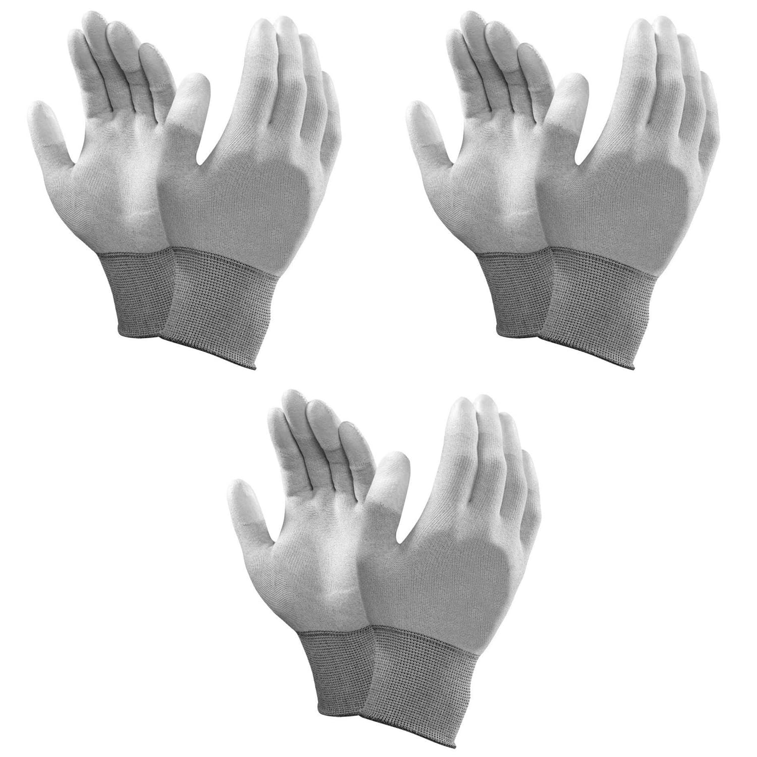 DISHIVA ESD Gloves Pack of 3 Pairs | Anti-Static Protection for Electronics Assembly | Comfortable, Durable, and Reliable (Large) (B0CZHLTN7Q) Amazon Price History, Amazon Price Tracker