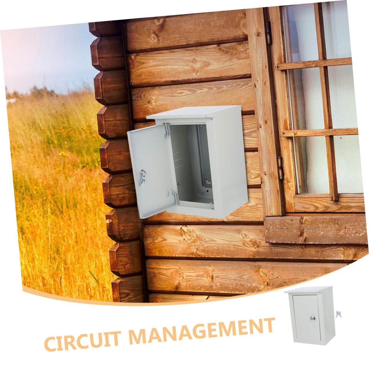 Caja Eléctrica Exterior de Aluminio Resistente y Estanca Montaje Mural para Protección contra Polvo y Agua Armario de Distribución de Energía para Exteriores Carcasa para Control