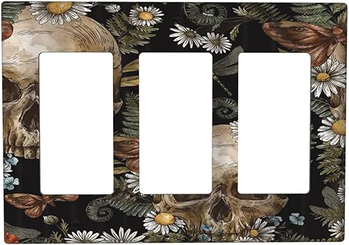 Miniatura 104 de Cubiertas de Interruptor de Luz de 1 Gang Medieval Abstracto Moderno Luna Estrellado Gran Ola Toggle Simple Placa de Pared Cubierta Decorativa de