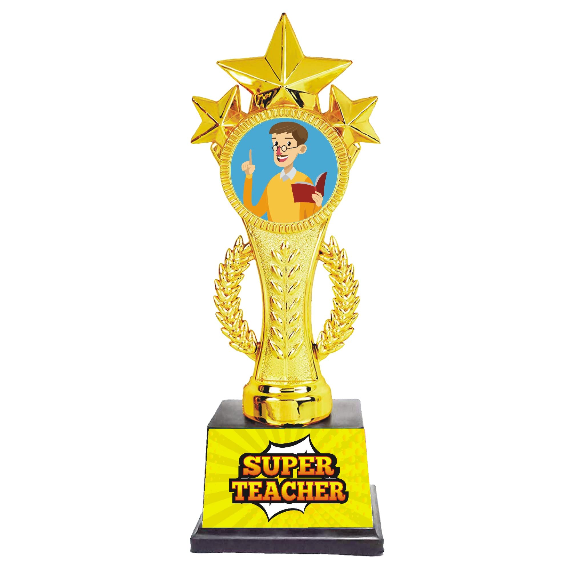 Birthday Gift for Mam Super Teacher Mam Star Award Trophy_9.75 x 3.50 x 2.50 inches Gift for Mam, Principal, Science Hindi Match English Physics Teacher Mam-image-7