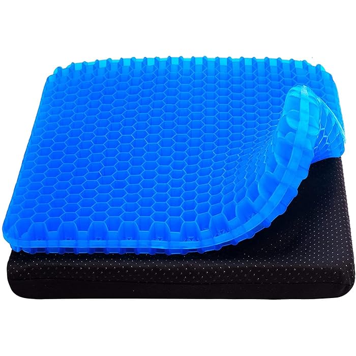 Buy 2022 NewLarge Gel Seat Cushion, Design Double Thick Gel