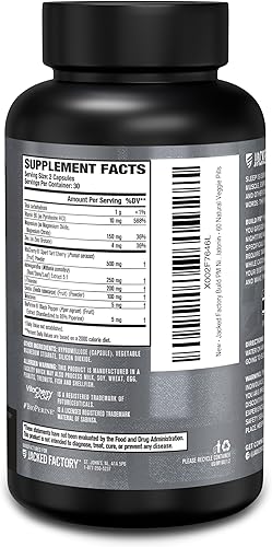 Miniatura 8 de Build PM nocturno para construir músculo y ayudar al sueño– Suplemento de recuperación posterior al entrenamiento y soporte para dormir con