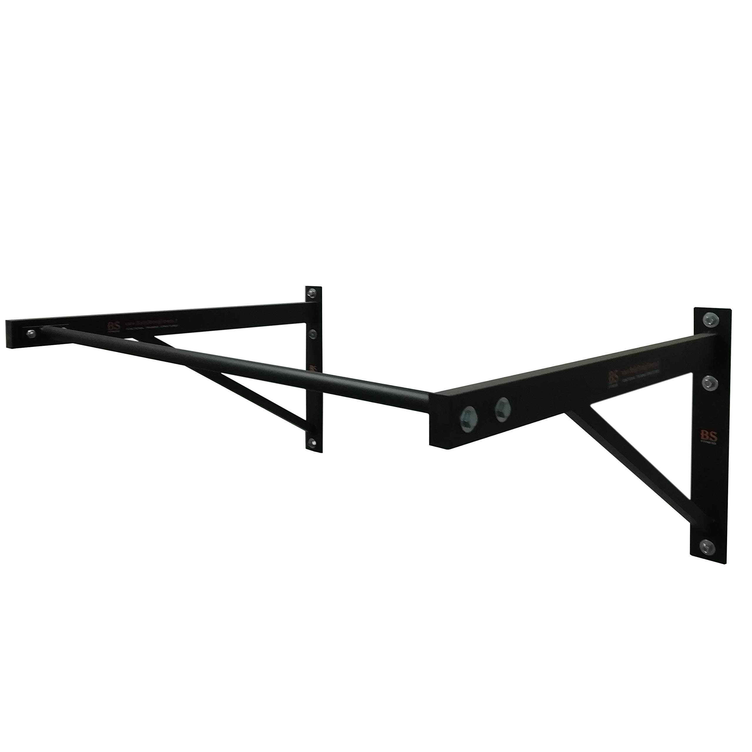 Barra per trazioni +Kit Fissaggio Muro-Muscle Up & Pull Up-Bicipiti-Fitness & Body Building