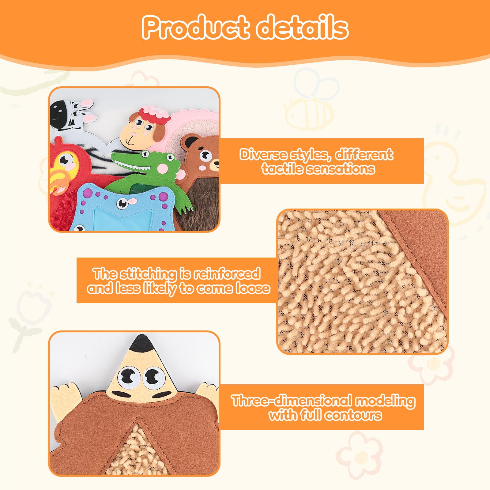 12Pcs Sensory Mats for Kids - Image 3
