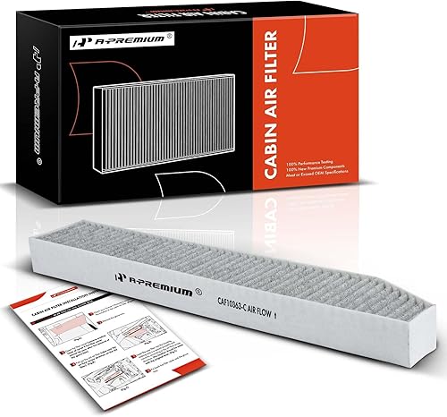 A-Premium Filtro de aire de cabina con carbón activado compatible con Jeep Grand Cherokee 1999-2010, repuesto # 5013595AB