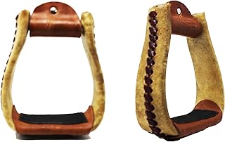 CHALLENGER Horse Saddle Western Rawhide Leather Covered Roper 4.5