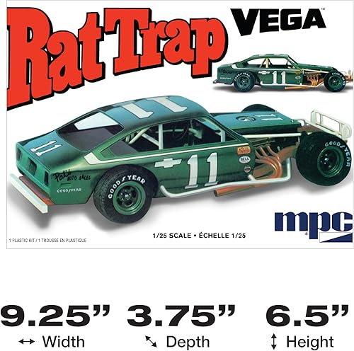 Miniatura 5 de Ronda 2 1974 Chevy Vega Trampa modificada para ratas (2T) (MPC905M)