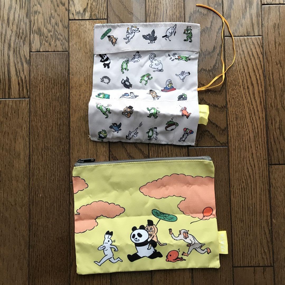 Amazon.co.jp: ダ鳥獣戯画 アソートコレクション 巻物ポーチ 鳥獣戯画