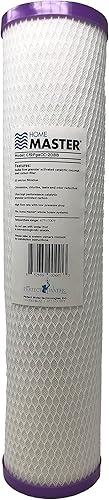 Home Master CfRFgaCC-20BB Filtro de agua de repuesto para toda la casa, alto flujo 20gpm, carbono catalítico granular de flujo radial, 20 x 4.5