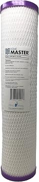 Home Master CfRFgaCC-20BB Replacement Whole House Water Filter, High Flow 20gpm, Radial Flow Granular Catalytic Carbon, 20" x 4.5" Fits Big Blue