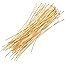 Beadaholique HP24/200G 50-Piece Head Pins, 22-Gauge, 2-Inch, 22K Gold