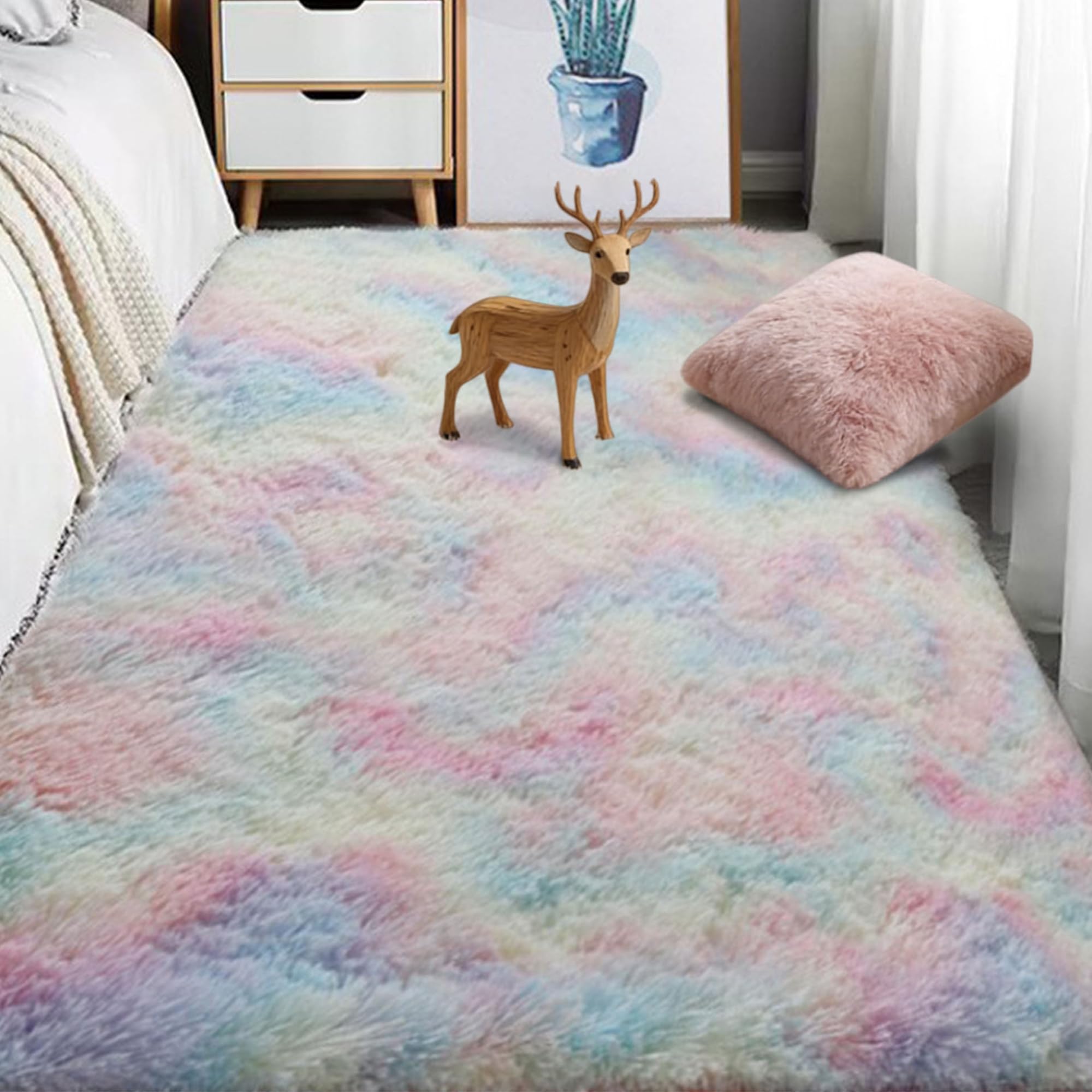Grand tapis de salon 300 x 400 cm pour réchauffer les sols froids