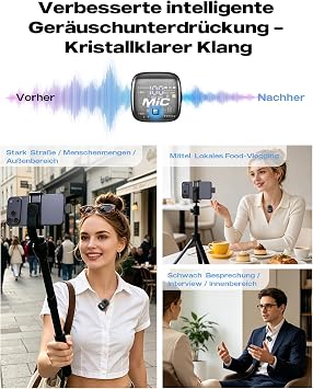 Mini Mobile Phone Microphone for iPhone Android and PC for TikTok Interview
