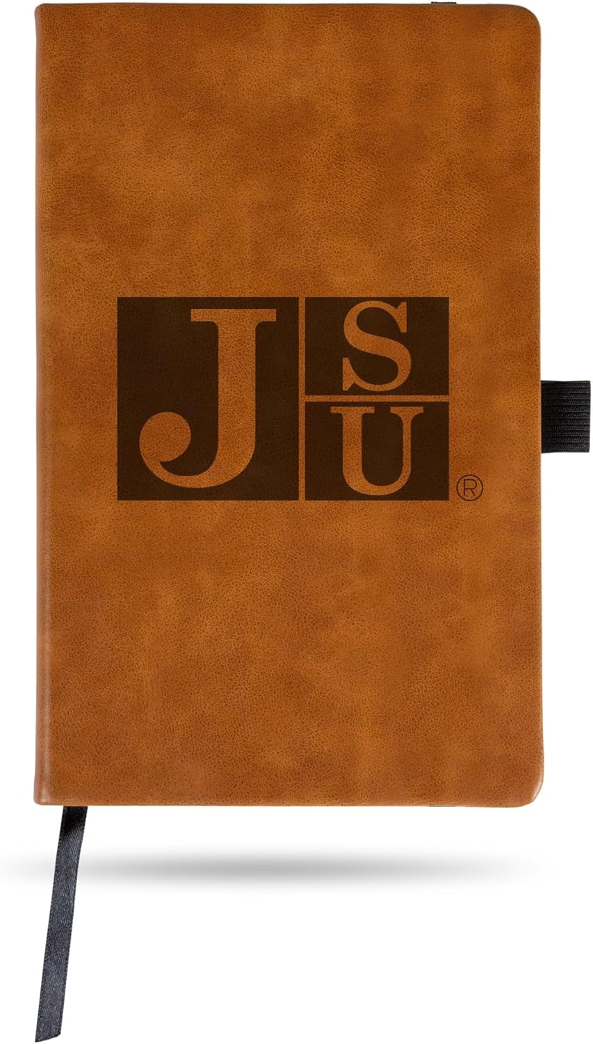Rico Industries NCAA Jackson State Tigers Brown Laser Engraved Small Notepad Journal/Notepad 8.25" x 5.25"- Office Accessory