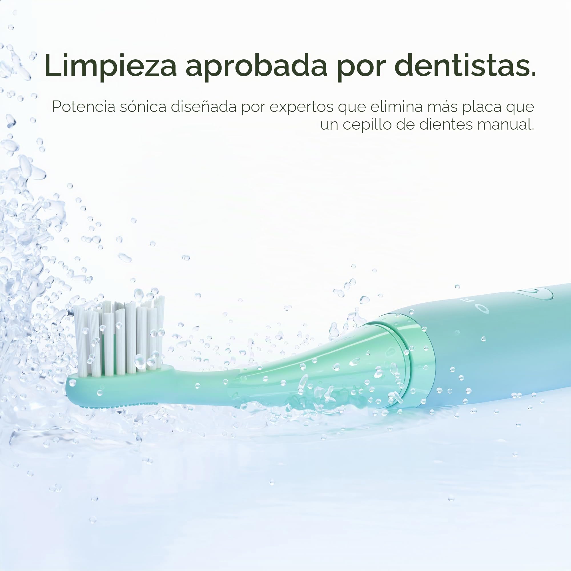 ORDO Sonic Lite - Cepillo de dientes eléctrico, para adultos, recargable, USB-C, verde salvia