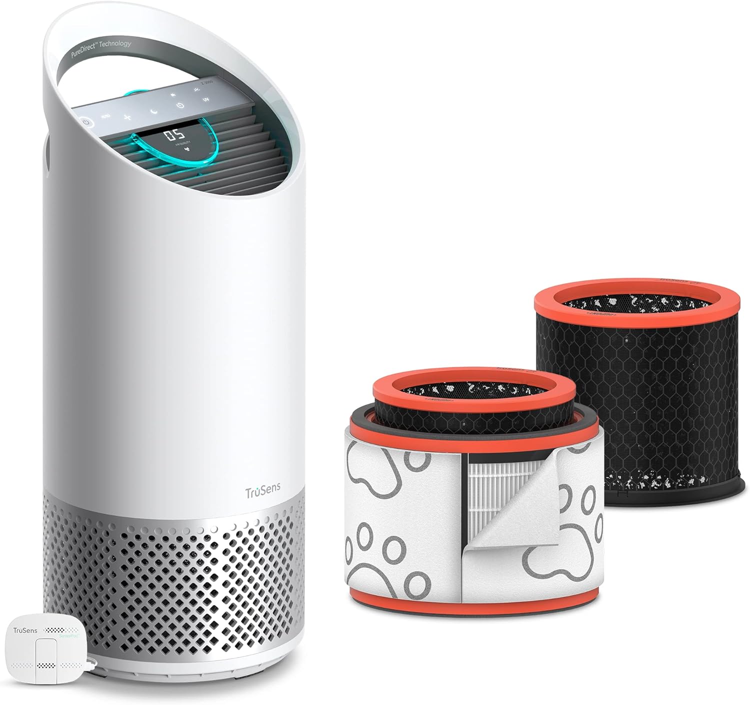 TruSens Air Purifier with Pet Filter Bundle Medium UVC