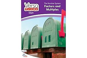 hand2mind VersaTiles Math Books Grade 6 (The Number System: Factors and Multiples)